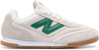 New Balance Witte Su&egrave;de Sneakers - Dames - Sneakers - Wit - 37 1/2 EU - Su&egrave;de - Schoenen