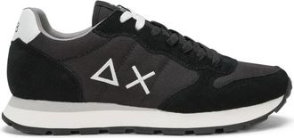 Sun 68 Zwarte Casual Sneaker Mannen - Heren - Sneakers - Zwart - 44 EU - Leer - Schoenen