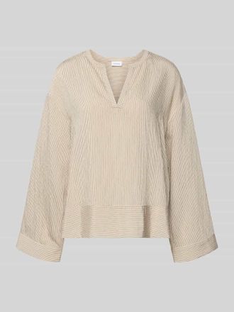 Comma Bluse aus Viskose-Mix mit Kimono&auml;rmeln in Sand, Gr&ouml;&szlig;e 34
