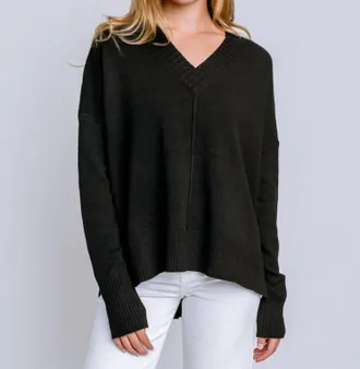 Kerisma Gwyneth V Neck Sweater In Black