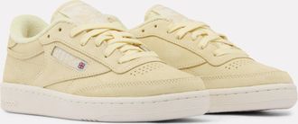 Reebok Classic Trainingsschuh REEBOK CLASSIC CLUB C 85, Damen, Gr. 37,5, chalk, rawgelb, simplebiege, Leder, Schuhe Trainingsschuh