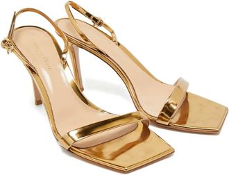 Gianvito Rossi Sandali in pelle - Oro
