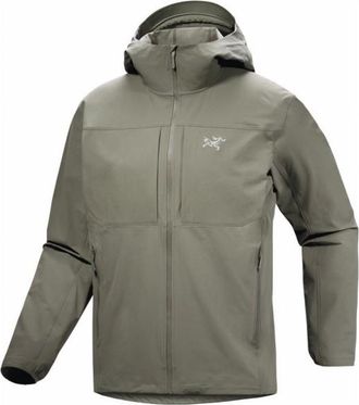 Arc'teryx Gamma Hoody Softshelljacke f&uuml;r Herren | oliv/grau