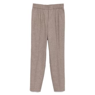 PESERICO Elastic-waist Trousers
