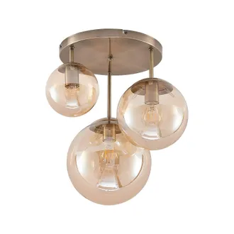 Lindby Lindby L&aacute;mpara De Techo teeja En Blanco Vidrio