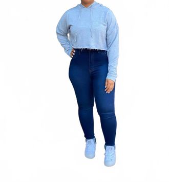 Vibrant M.i.U Gabbi Skinny Jeans - Plus In Dark Wash