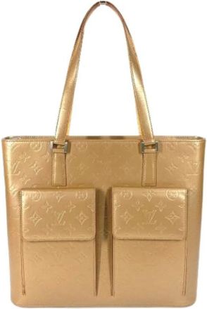 Louis Vuitton Pre-owned Vintage Monogram Tote Bag - Dames - Vintage Shopper - Beige - ONE Size - Leer - Vintage