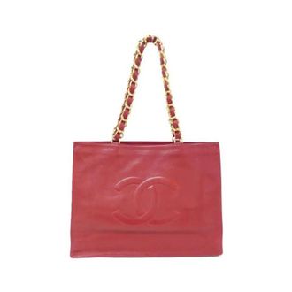 Chanel Bolso de hombro de piel de cordero Pre-owned - Pre-owned - Mujer - Rojo - ONE SIZE