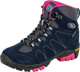 Br&uuml;tting Wanderschuh BR&Uuml;TTING Outdoorstiefel Bergen High, Gr. 28, blau, Veloursleder, Schuhe Wanderschuh