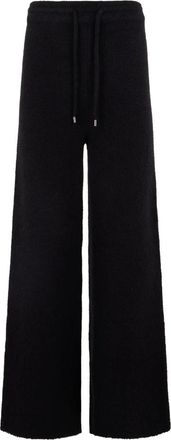 Moorer Losse Elastische Broek - Dames - Wijde Broeken - Zwart - XS - Katoen - Broeken