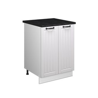 Vicco Mueble Bajo Para Fregadero Fame-line, Blanco Casa De Campo/blanco, 60 Cm, Vicco