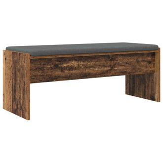 vidaXL Banco De Entrada Con Coj&iacute;n Madera Vieja 103 X 38 X 40 Cm Vidaxl