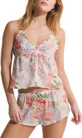 Etam Orchidee Pajama Top in Ecru at Nordstrom, Size X-Large