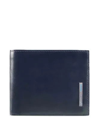 Piquadro leather cardholder - unisex - Polyester/Leather - One Size - Blue