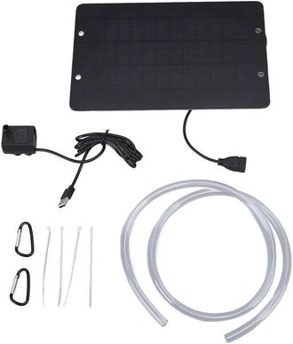 OEM Dailygoods - Fuente De Agua Solar - Fuente Para P&aacute;jaros - Bomba De Agua - Interfaz Usb - 6v 10w - Ideal Para Patio Y Jard&iacute;n