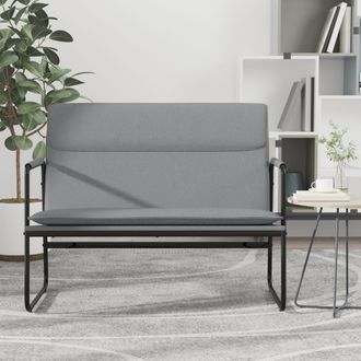 vidaXL Furniture Limited - Banco De Tela Gris Claro 100x64x80 Cm
