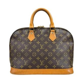 Louis Vuitton Pre-owned Canvas Monogram Handbag - unisex - Louis Vuitton Vintage - Vintage Handbags - Brown - ONE SIZE - Pre-owned
