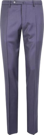 Incotex Broeken, Heren, Blauw, 5Xl, Wol, Tapered Virgin Wool S120 Broeken