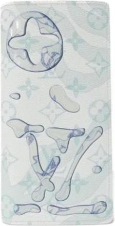 Louis Vuitton Pre-owned Wallets, female, Blue, Size: ONE SIZE Pre-owned Long wallet (bi-fold)