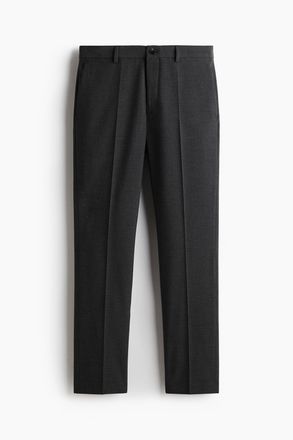 H&M Elegante Hose in Slim Fit - Dunkelgrau