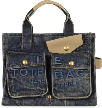 Marc Jacobs Tote Bags, female, Blue, Size: ONE SIZE The Medium Tote