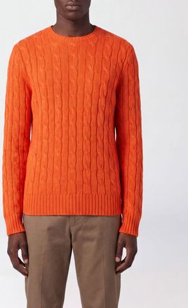 Polo Ralph Lauren Maglia girocollo in 100% cashmere con lavorazione a trecce