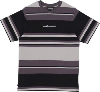 The Hundreds Stone Stripe Tee - Heren - T-shirts - Veelkleurig - L - Katoen - Tops