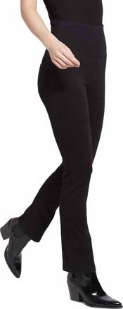 Lyssé Denim Straight Leg Pants In Black