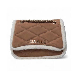 Ga&euml;lle Paris Dames, Tassen, Beige, Maat: ONE Size Leer