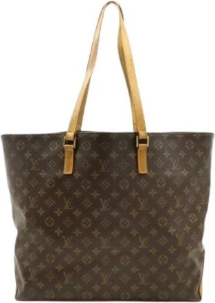 Louis Vuitton Pre-owned Tote Bags, female, Brown, Size: ONE SIZE Pre-owned Canvas Tote Bag