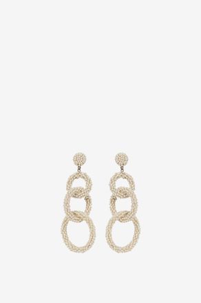 Deepa Gurnani Ohrringe aus Glasperlen Ember