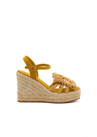 Paloma Barcel&oacute; Womens Fannie Braided Floral Sandals In Natural Raffia