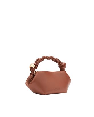 Ganni Leather Shoulder Bag - Brown