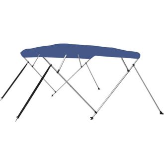 vidaXL Toldo Bimini De 4 Arcos Azul 243x196x137 Cm Vidaxl
