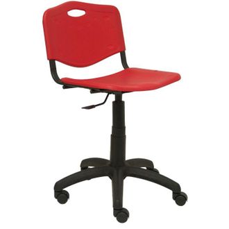 Piqueras y Crespo Silla Robledo Giratoria Roja