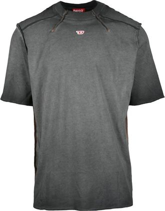 Diesel Grey Relaxed Crewneck T-Shirt