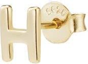 Adornia Initial 925 Sterling Silver Stud Earring in Gold-H at Nordstrom Rack