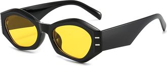 Generic Cat Eye Outdoor Sunglasses for Men and For Women, Holiday Beach Glasses (Color : E, Size : Medium)