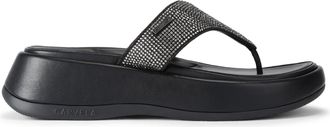 Carvela Womens Dorata Sandal Sandals - Black Fabric - Size UK 4