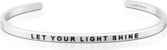 Mantra Let Your Light Shine bracelet in Silver at Nordstrom