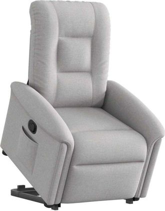 vidaXL Sill&oacute;n Reclinable Elevable De Tela Gris Nube Vidaxl