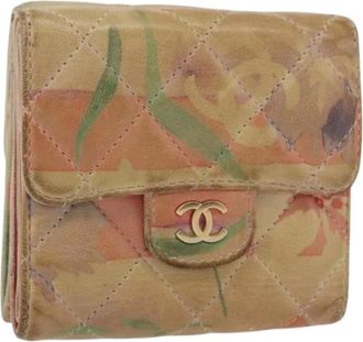 Chanel Pre-owned Wallets, female, Multicolor, Size: ONE SIZE Pre-owned Leather Wallet