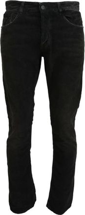Costume National Grijze Corduroy Denim Jeans - Heren - Slim Fit Jeans - Grijs - M - Denim - Jeans