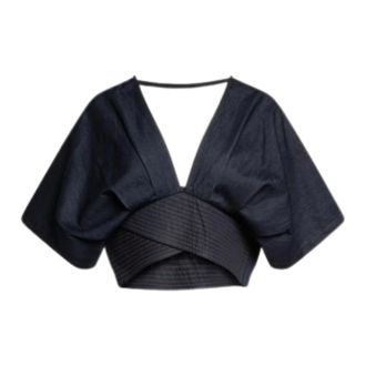Saint Barth Donna, Camicette, Blu, L, new