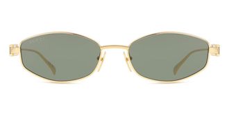 Gucci GG1802S 001 Womens Sunglasses Gold Size 55