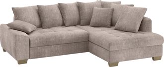 Mr. Couch Ecksofa »Nikita II, L-Form, bis 140kg pro Sitzplatz belastbar« mit Kaltschaumpolsterung, wahlweise mit Bett und Bettkasten