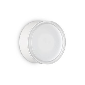Netlighting Urano 1 Light Flush Ceiling Light White