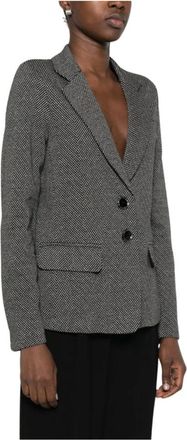 Emporio Armani Mujer, Chaquetas, Negro, Talla: XL