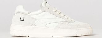 D.A.T.E. D. A.T. E. Torneo Low Top Leather and Suede Sneakers with Perforated Toe