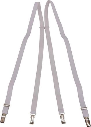 Relco Mens Half inch Trouser Braces (White)